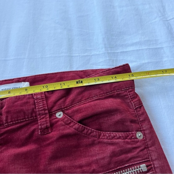 Isabel Marant Etoile Ivo Skinny Zipper Cords Corduroy Pants 9917 - Picture 8 of 11